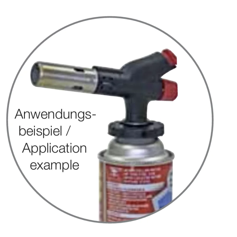 Professional Chef's Caramelizing Blowtorch Head - 155 mm