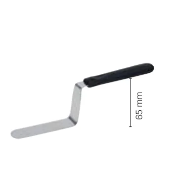 Steel Angular Cake Spatula 90° - 90 mm Working Surface