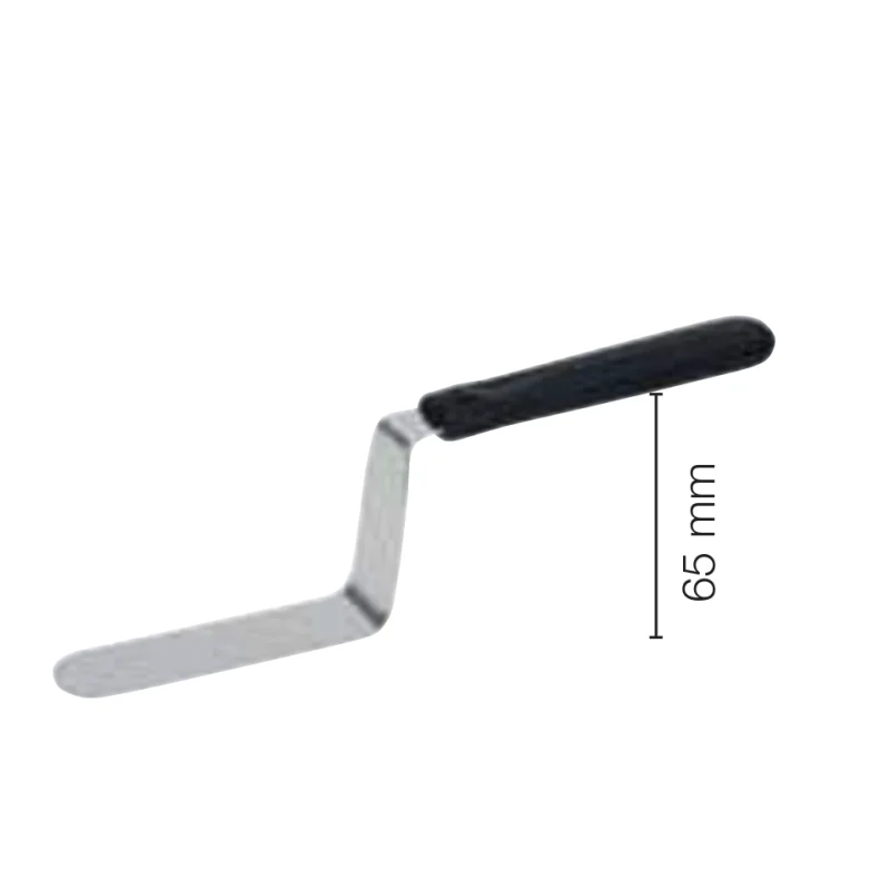 Steel Angular Cake Spatula 90° - 90 mm Working Surface