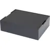 Broggi Collection Wood Bento Box. Rectangular. Black Wood