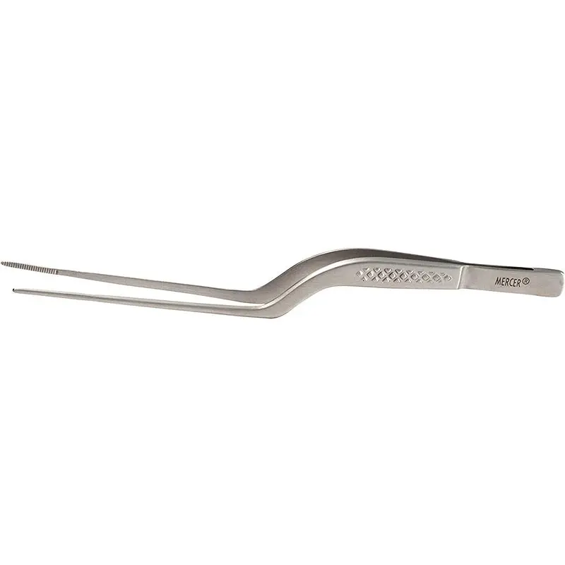 Mercer Culinary Precision Plus Tong - Offset - 6 1/2" - Mercer Culinary Precision Plus Tong - Offset - 6 1/2" -