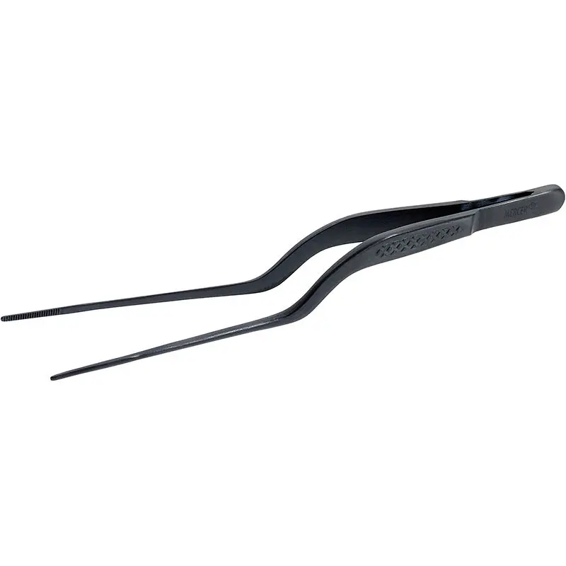 Mercer Culinary Precision Plus Tong - Offset - 6 1/2" - Black -
