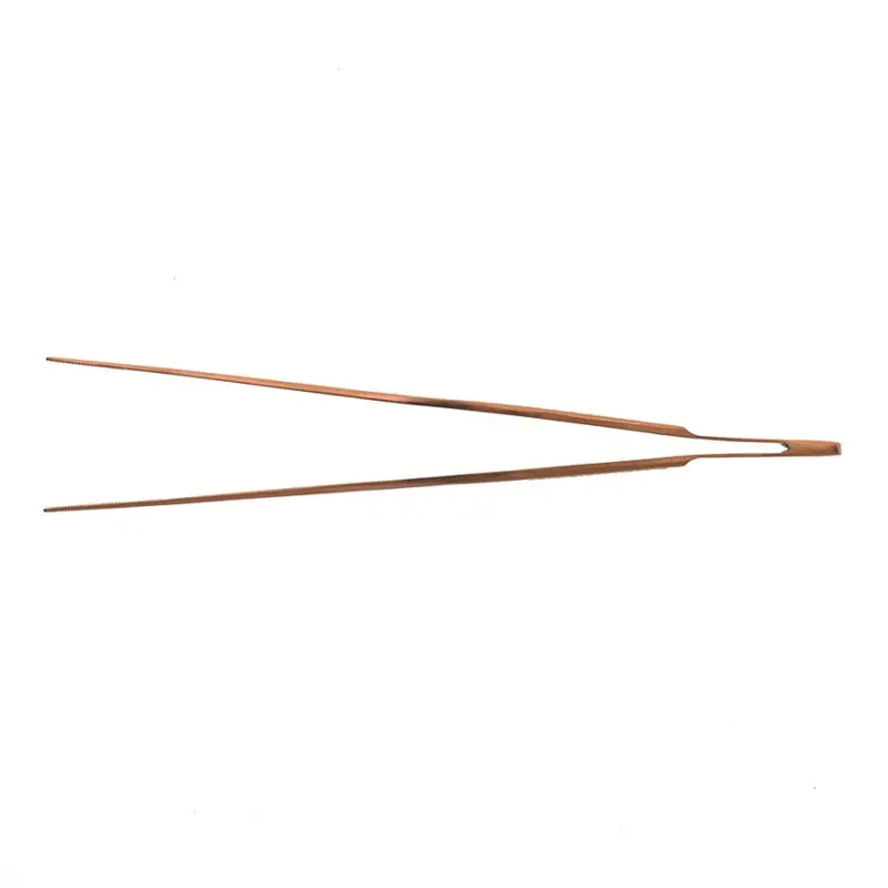 Mercer Culinary Precision Plus Tong - Offset - 6 1/2" - Rose Gold - Set of 12