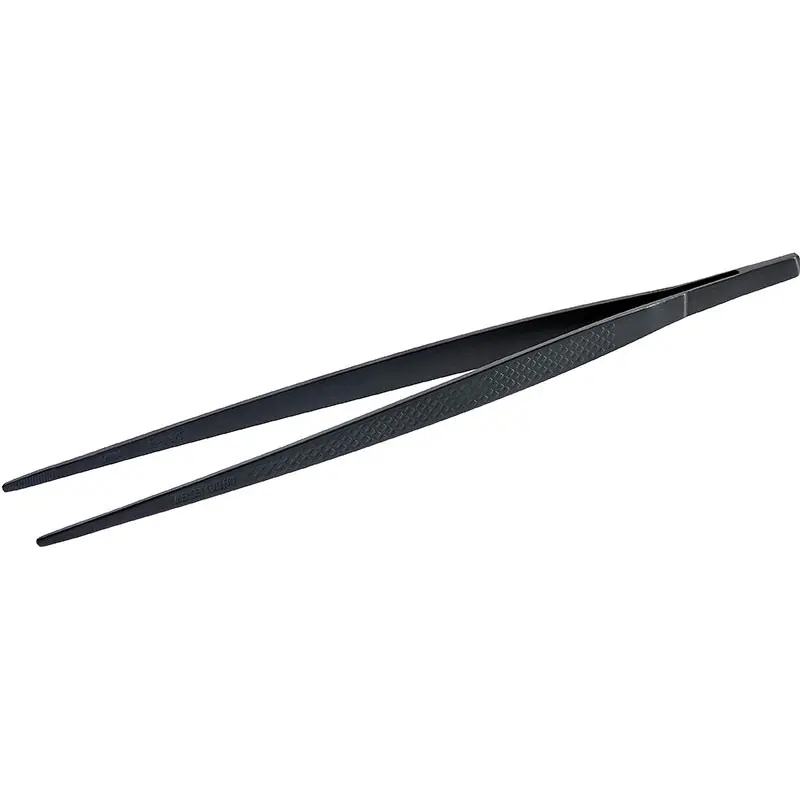Mercer Culinary Precision Plus Tong - Straight - 9 3/8" - Black - Set of 12 Mercer Culinary Precision Plus Tong - Straight - 9 3/8" - Black - Set of 12