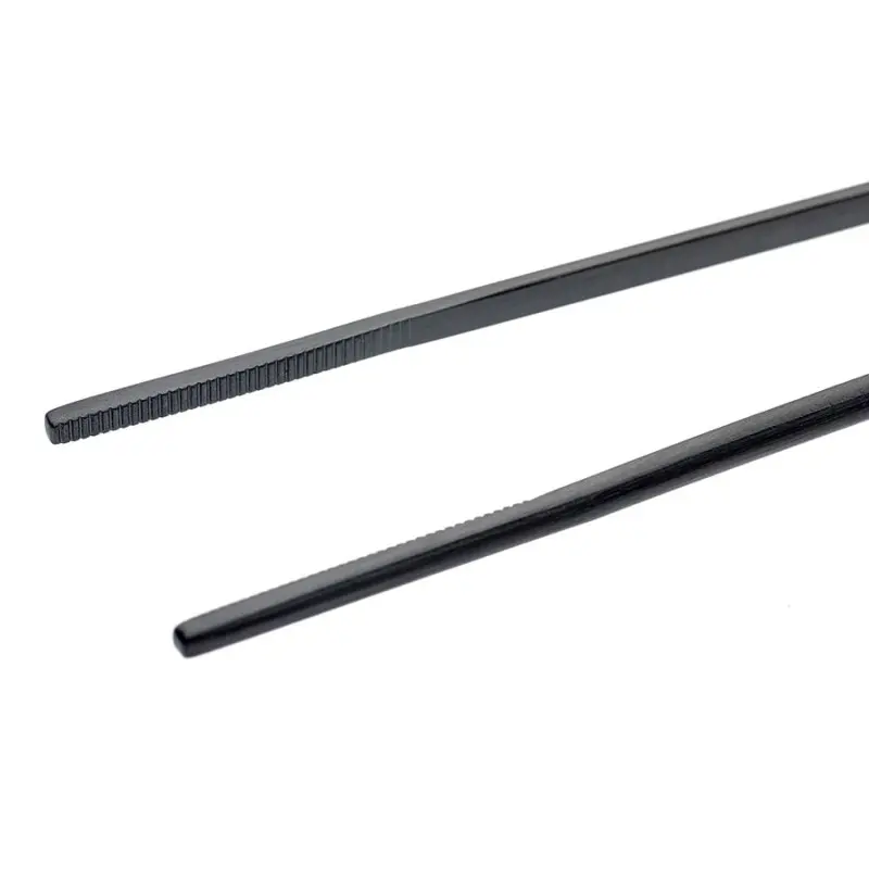 Mercer Culinary Precision Plus Tong - Offset - 7 7/8" - Black - Set of 12 Mercer Culinary Precision Plus Tong - Offset - 7 7/8" - Black - Set of 12