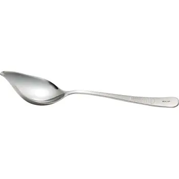 Mercer Culinary Petite Saucier Spoon w/Spout (.4 oz.) - Set of 12