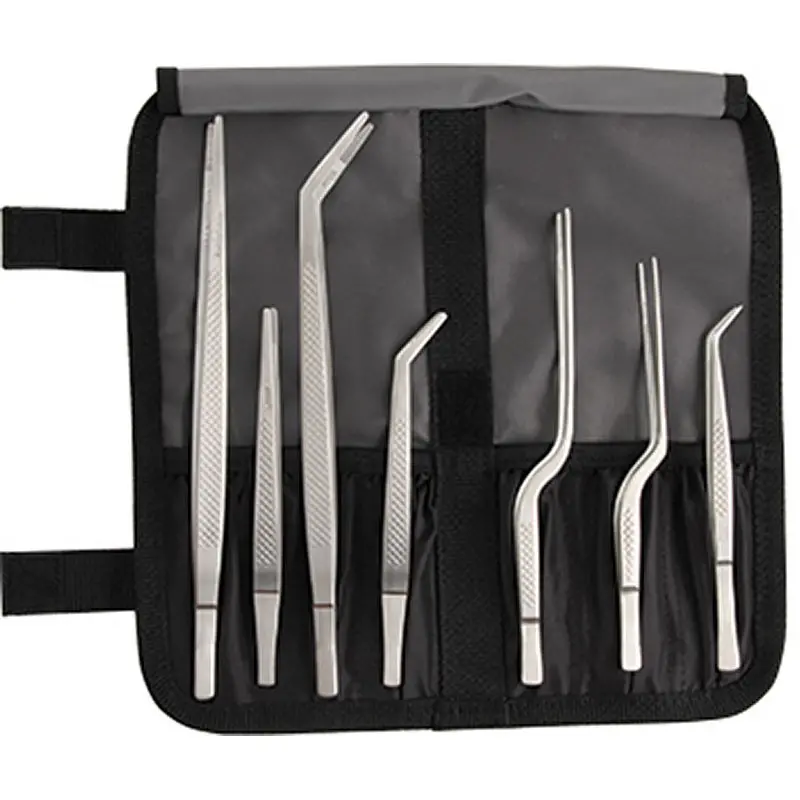Mercer Culinary 8 - Pc. Precision Plus Plating Tongs Set Mercer Culinary 8 - Pc. Precision Plus Plating Tongs Set