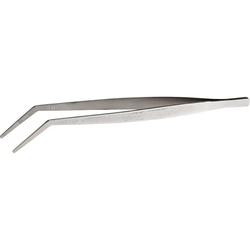 Mercer Culinary Precision Tong - Curved Tip - 9 3/8" - Set of 12 Mercer Culinary Precision Tong - Curved Tip - 9 3/8" - Set of 12