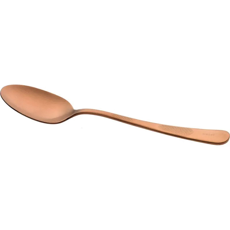 Mercer Culinary Plating Spoon - Solid Bowl - 7 7/8" - Rose Gold - Set of 12 Mercer Culinary Plating Spoon - Solid Bowl - 7 7/8" - Rose Gold - Set of 12