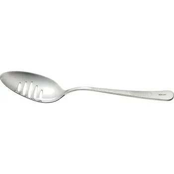 Mercer Culinary Plating Spoon - Slotted Bowl - 9" - Set of 12