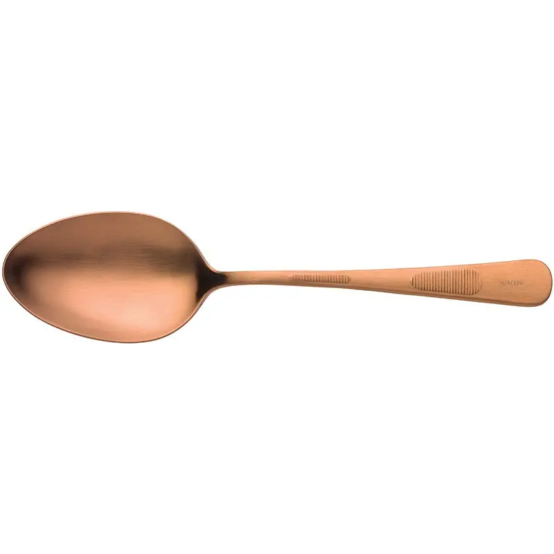 Mercer Culinary Plating Spoon - Solid Bowl - 9" - Rose Gold - Set of 12 Mercer Culinary Plating Spoon - Solid Bowl - 9" - Rose Gold - Set of 12