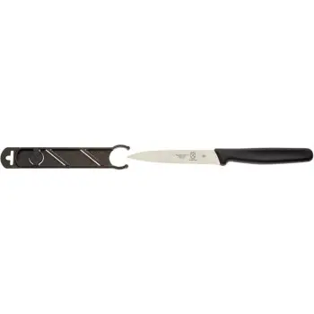 Mercer Culinary 4" Utility Knife - Pointed Tip - Wavy Edge - Bulk -