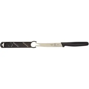 Mercer Culinary 4.25" Fruit Knife - 2 Tine End - Wavy Edge - Bulk -