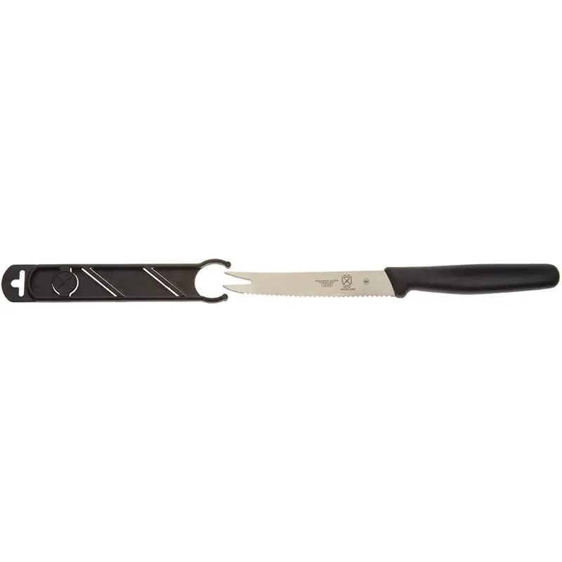 Mercer Culinary 4.25" Fruit Knife - 2 Tine End - Wavy Edge - Bulk -