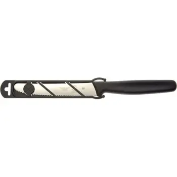 Mercer Culinary 4.3" Utility Knife - Rounded Tip - Wavy Edge - Bulk - Set of 12