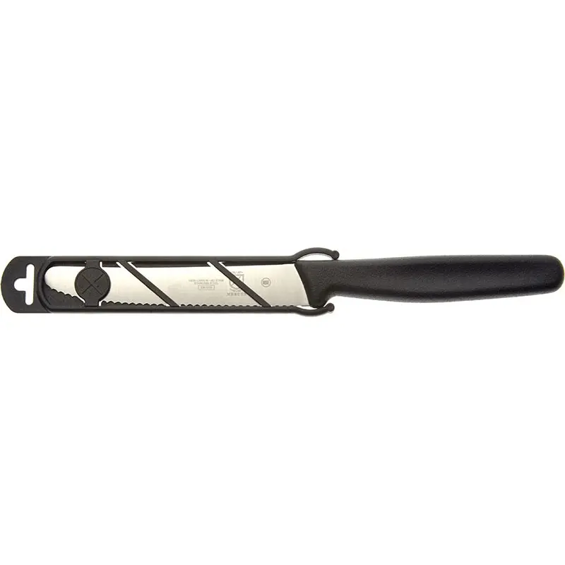 Mercer Culinary 4.3" Utility Knife - Rounded Tip - Wavy Edge - Bulk - Set of 12 Mercer Culinary 4.3" Utility Knife - Rounded Tip - Wavy Edge - Bulk - Set of 12