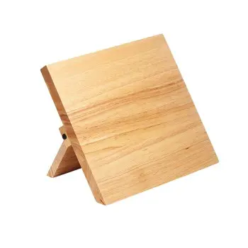 Mercer Culinary Magnetic Board - Rubberwood - 9 1/2" x 8 5/8" x 3/4"
