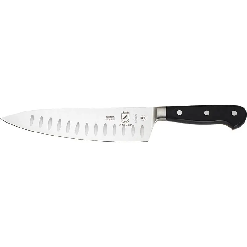 Mercer Culinary 8" Chef's Knife - Granton Edge - Set of 6 Mercer Culinary 8" Chef's Knife - Granton Edge - Set of 6