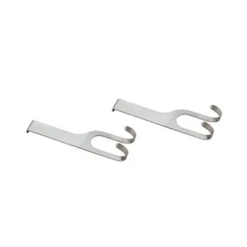 Mercer Culinary Double Hooks for Magnet Bar - Set of 2 - Set of 12