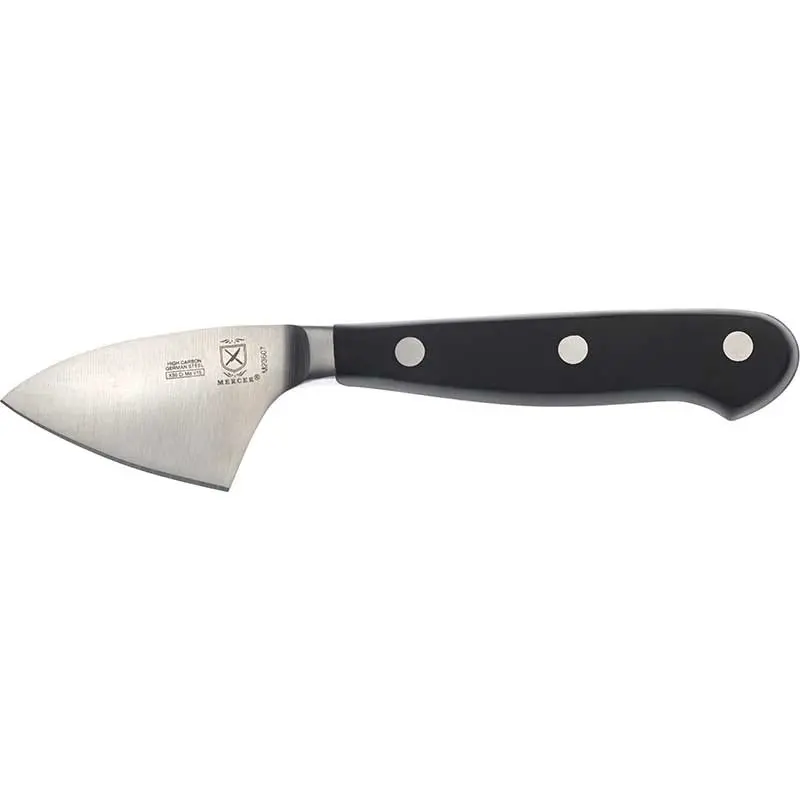 Mercer Culinary 2 3/4" Parmesan Knife - POM Handle - Set of 12