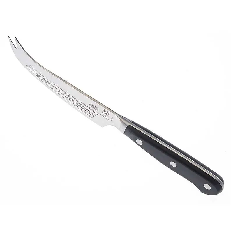 Mercer Culinary 4 3/4" Hard Cheese Knife - POM Handle - Set of 12
