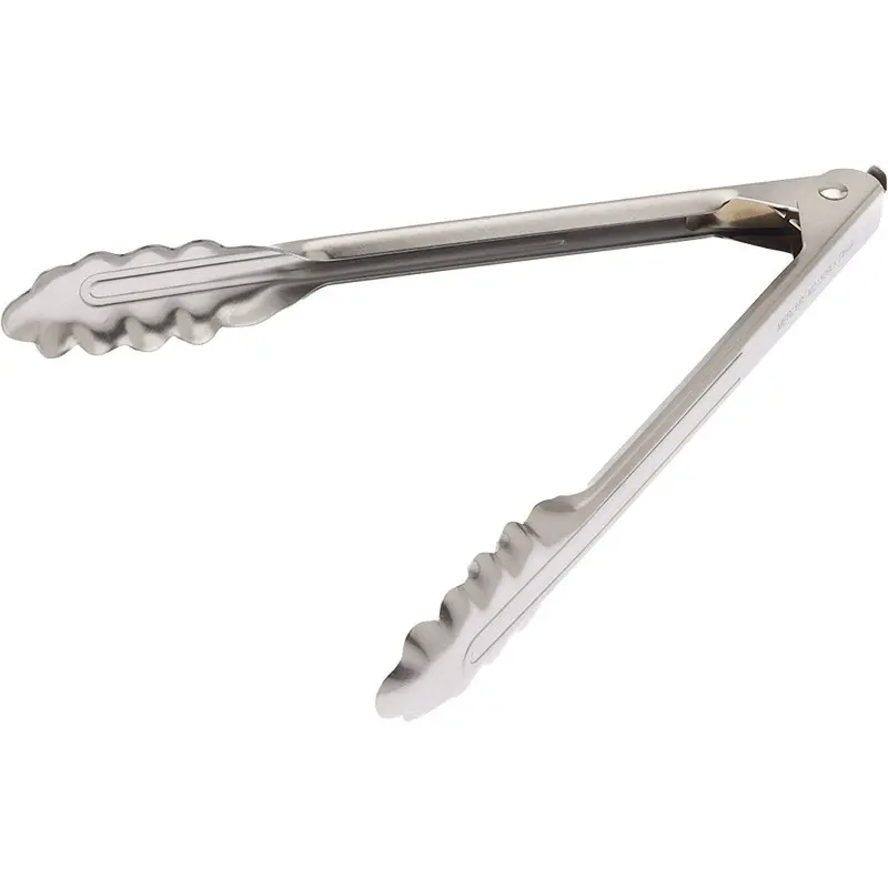 Mercer Culinary 9.5" Scalloped Utility Tong with Lock - Set of 12 Mercer Culinary 9.5" Scalloped Utility Tong with Lock - Set of 12