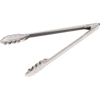 Mercer Culinary 12" Scalloped Utility Tong with Lock - Set of 12