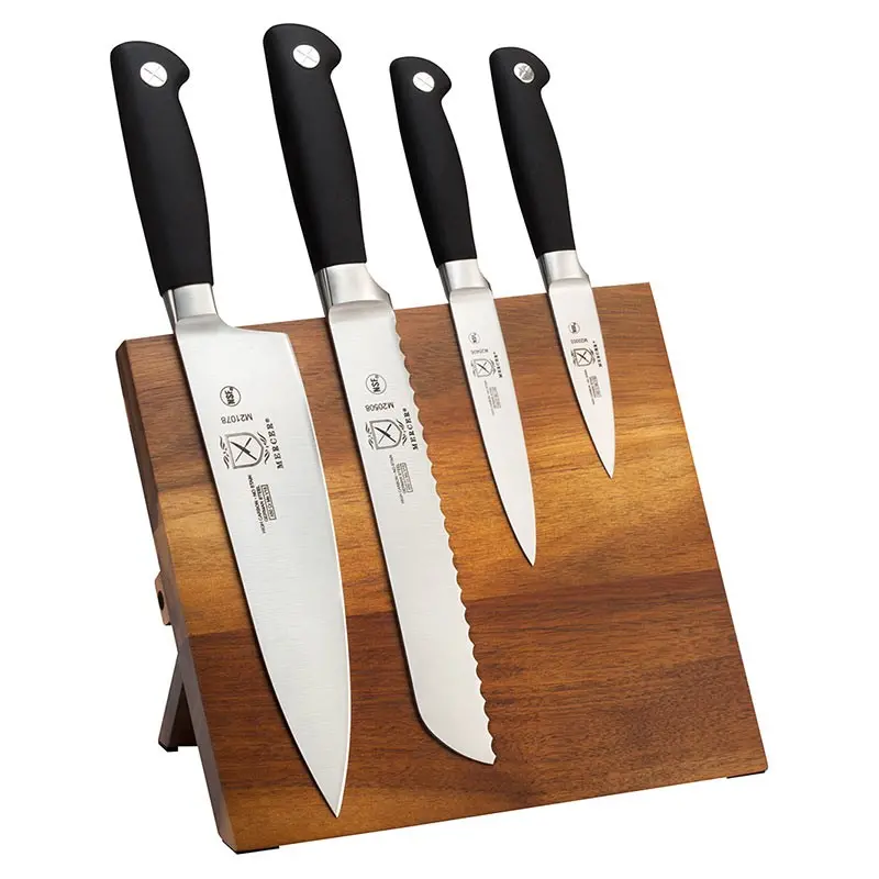 Mercer Culinary 5 - Pc. Genesis® Magnetic Board Set - Acacia - Set of 3 Mercer Culinary 5 - Pc. Genesis® Magnetic Board Set - Acacia - Set of 3