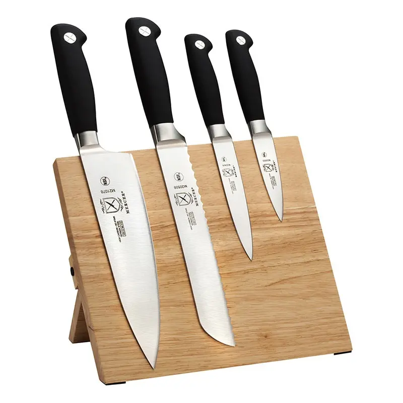 Mercer Culinary 5 - Pc. Magnetic Board Set - Rubberwood - Set of 3 Mercer Culinary 5 - Pc. Magnetic Board Set - Rubberwood - Set of 3