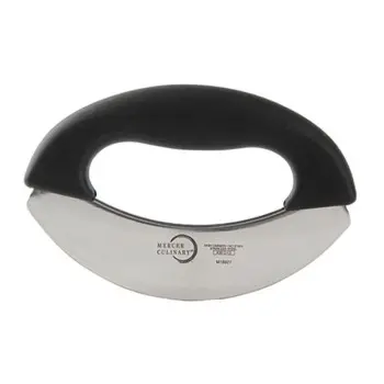 Mercer Culinary 7" Double Blade Mezzaluna - 1 Piece Handle -