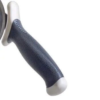 Mercer Culinary 4" Pizza Cutter - White Handle - Set of 6