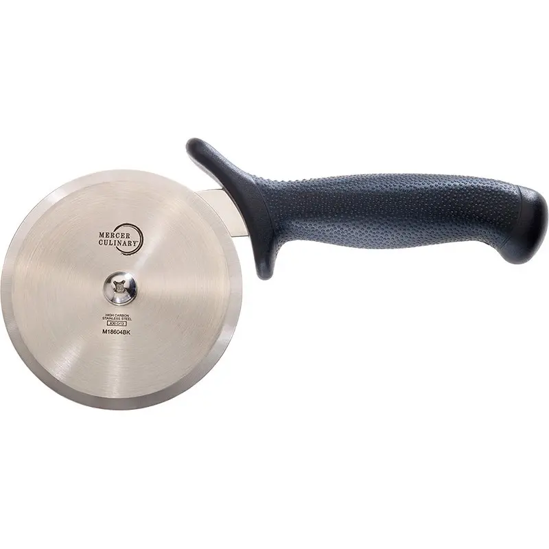 Mercer Culinary 4" Pizza Cutter - Black Handle - Mercer Culinary 4" Pizza Cutter - Black Handle -