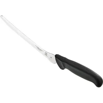 Mercer Culinary 8" Offset Bread - Wavy Edge - Black Handle - Set of 6