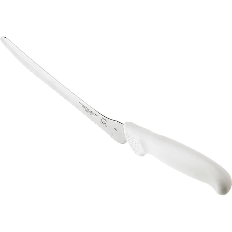 Mercer Culinary 8" Offset Bread - Wavy Edge - Mercer Culinary 8" Offset Bread - Wavy Edge -
