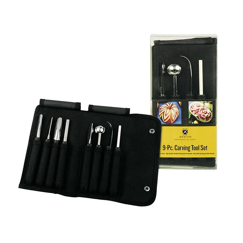 Mercer Culinary 9 - Pc Carving Set - Mercer Culinary 9 - Pc Carving Set -