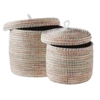Elegant Set Of 2 Flat Boxes - 26 x 26/13 x 18/8 x 10 cm