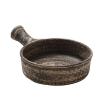 Elegant Casserole With Handle - Handcrafted Ceramic - 15 x 5 cm