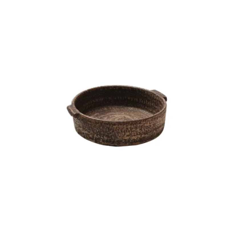 Elegant Classic Tray - Handcrafted Ceramic - 20 x 6 cm