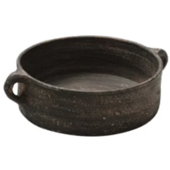 Elegant Round Tray - Handcrafted Ceramic - 25 x 10 cm