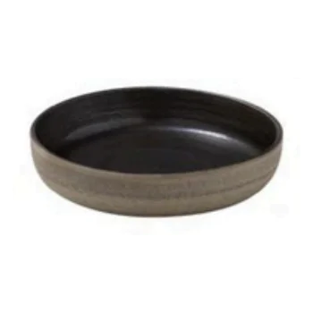 Elegant Deep Plate - Handcrafted Ceramic - 22 x 4 cm