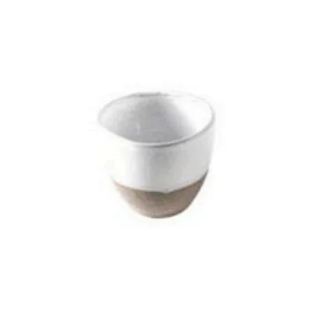 Elegant Komast Large Cappuccino Cup - Handcrafted Ceramic - Dia: 8 x H: 7 cm