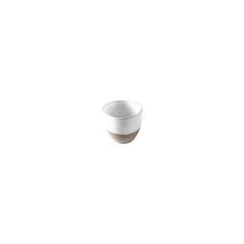 Elegant Komast Large Cappuccino Cup - Handcrafted Ceramic - Dia: 8 x H: 7 cm