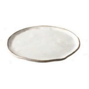 Elegant Komast Round Dinner Plate - Handcrafted Ceramic - 28 cm