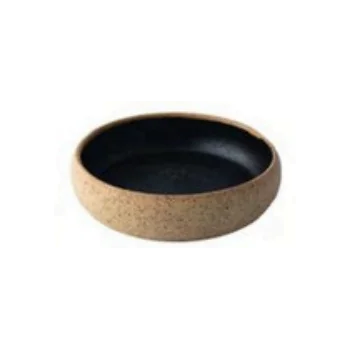 Elegant Kylix Round Deep Plate - Handcrafted Ceramic - 15 cm
