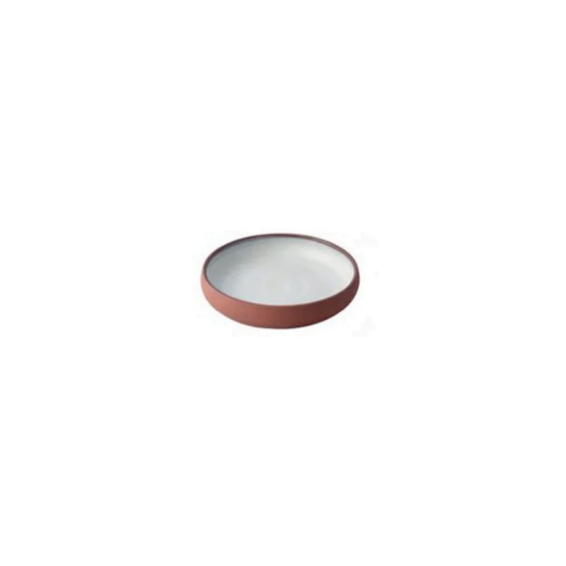Elegant Krater Round Deep Plate - Handcrafted Ceramic - 22 cm Elegant Krater Round Deep Plate - Handcrafted Ceramic - 22 cm