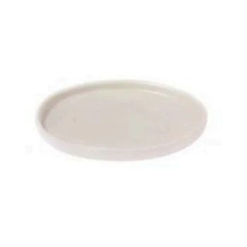 Elegant Moonbeam Bread Dish - Handcrafted Stoneware - 16 x 1.8 cm - Set of 6
