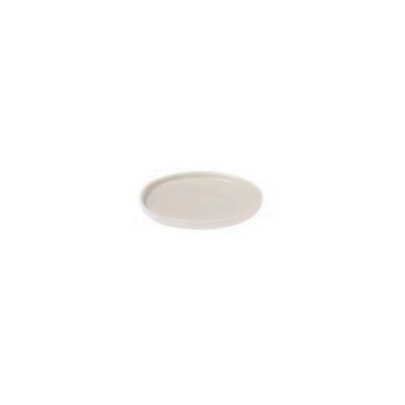 Elegant Moonbeam Bread Dish - Handcrafted Stoneware - 16 x 1.8 cm - Set of 6