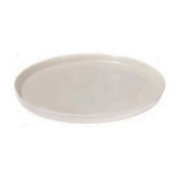 Elegant Moonbeam Dinner Plate - Handcrafted Stoneware - 27 x 2 cm - Set of 6