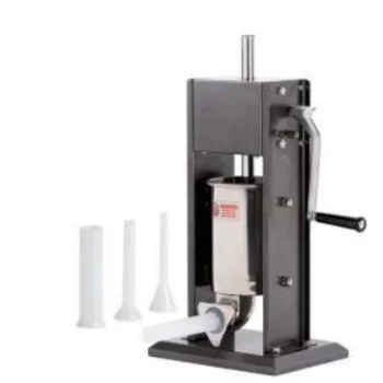 Louis Tellier Manual Vertical Sausage Stuffer - 3L - 3 Nozzles