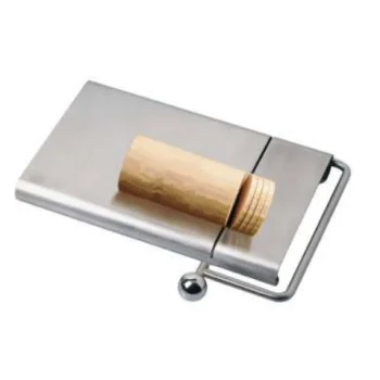 Louis Tellier Cheese and Foie Gras Cutter with Wire and Tray - Stainless Steel